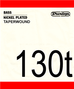 CUERDA BAJO DUNLOP NICKEL ENTORCHADO (TAPERED) .130