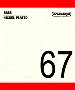 CUERDA BAJO DUNLOP NICKEL ENTORCHADO .067