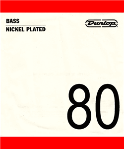 CUERDA BAJO DUNLOP NICKEL ENTORCHADO .080