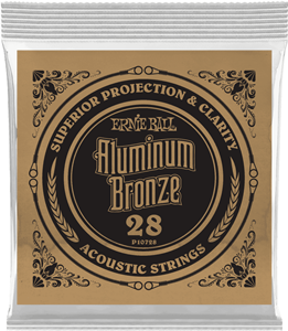 CUERDA ACÚSTICA ALUMINIUM BRONZE .028