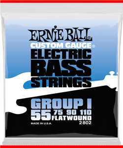 JUEGO BAJO ELÉCTRICO GROUP I FLATWOUND 55-110