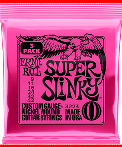JUEGO ELÉCTRICA  SLINKY  PINK 9-42 TRIPACK (3)