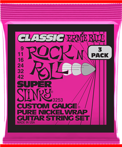 JUEGO ELÉCTRICA SLINKY CLASSIC RnR PURE 9-42 TRIPACK (3)