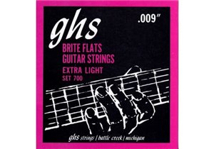 JUEGO G,ELÉCTRICA BRITEFLATS® EXTRA LIGHT 9-42