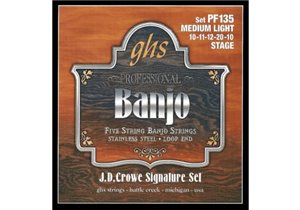 JUEGO BANJO STAINLESS STEEL (5ST) MEDIUM JD CROWE