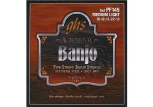 JUEGO BANJO STAINLESS STEEL (5ST) MEDIUM LIGHT