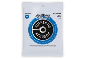 JUEGO ACÚSTICA AUTHENTIC SP BRONZE 80/20 MEDIUM 13-56 (PACK 3)