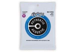 JUEGO ACÚSTICA AUTHENTIC SP BRONZE 80/20 CUSTOM LIGHT 11-52 (PACK 3)