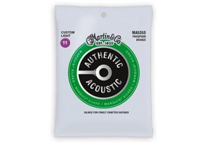 JUEGO ACÚSTICA AUTHENTIC SILKED PHOSPHOR BRONZE 92/8 CUSTOM LIGHT 11-52