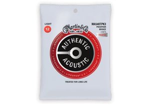 JUEGO ACÚSTICA AUTHENTIC Lifespan®2.0 PHOSPHOR BRONZE 92/8 LIGHT 12-54 ( PACK 3)