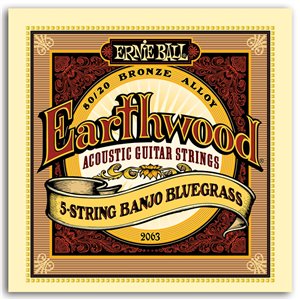 JUEGO BANJO EARTHWOOD BLUEGRASS 5 STRINGS 9-20/9
