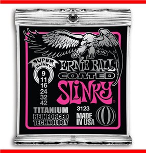 JUEGO ELÉCTRICA SLINKY COATED SUPER TITANIUM 9-42