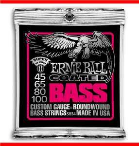 JUEGO BAJO ELÉCTRICO COATED SLINKY SUPER 45-100