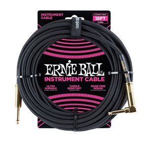 CABLE INSTRUMENTO TRENZADO JACK-JACK SA  4,57 m  - Neon / Amarillo