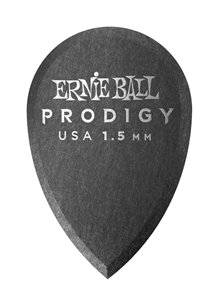 BOLSA DE PÚAS PRODIGY Negra TEARDROP 1,5 mm - 6 unidades
