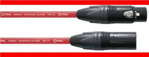 Cable de micrófono XLR 5 m rojo