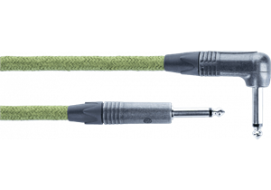 Cable de instrumento Eco Hemp jack-jack acodado 6m