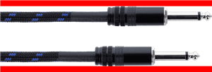 Cable de guitarra jack tweed azul de 5m