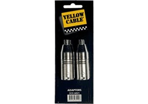 Adaptador de RCA hembra a 2 XLR macho