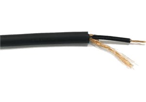 100 metros de cable de instrumento de color negro