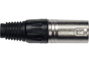 Conector XLR macho. Pack de 2 unidades