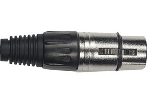 Conector XLR hembra. Pack de 2 unidades