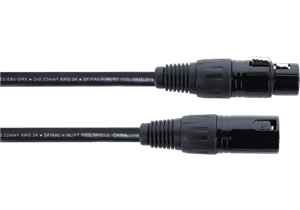 Cable DMX XLR de 3 pines 10 m