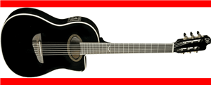 GUITARRA NYLON N100 NXT A/E CUTAWAY - NEGRA