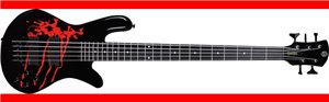 BAJO ELÉCTRICO SPECTOR SIGNATURE ALEX WEBSTER 5 - Blood Red Drip
