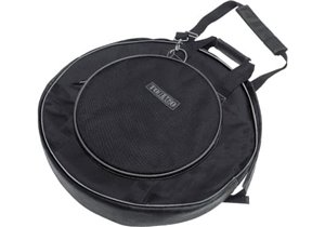 Funda para platos de batería. Tiene 5 compartimentos divididos en su interior