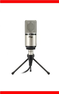 Ultra-compact large-diaphragm studio condenser microphone. XLR connector.