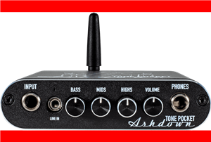 PREAMPLIFICADOR DE AURICULARES / INTERFAZ DE AUDIO CON BLUETHOOTH ASHDOWN TONE POCKET - NEGRO