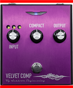 PEDAL COMPRESOR ANALÓGICO ASHDOWN "VELVET" (made in UK)