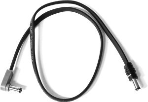 CABLE ALIMENTACIÓN SA  (2.1 a 2.5 mm) Negro - 48 cm 