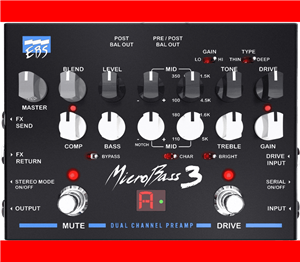 PREAMPLIFICADOR MICROBASS PROFESSIONAL - 2 CANALES