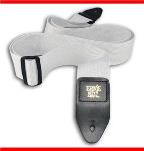 CORREA GUIT/ BAJO POLYPRO - BLANCA