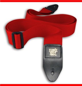 CORREA GUIT/ BAJO POLYPRO -   ROJA