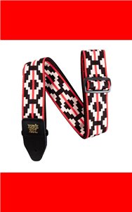 CORREA GUIT/ BAJO JACQUARD -RISTRA RED