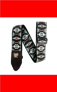 CORREA GUIT/ BAJO JACQUARD - SOUTHWESTERN TURQUOISE