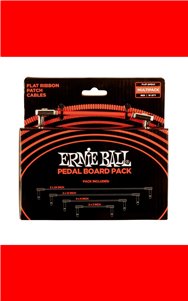 CABLE ERNIE BALL FLAT RIBBON PATCH ROJO- MULTI PACK
