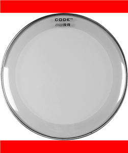 PARCHE TOM CODE 15" RESO RING TRANSPARENTE