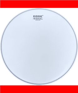 PARCHE TOM CODE 6" SIGNAL COATED (Blanco)