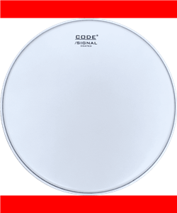 PARCHE TOM CODE 15" SIGNAL COATED (Blanco)