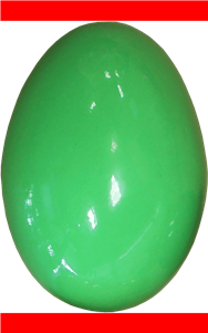 HUEVO SHAKER DE MADERA - VERDE