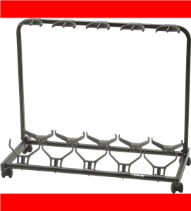 SOPORTE GUITARRA UNIVERSAL CON RUEDAS - 5 GUITARRAS