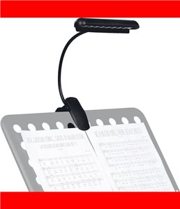 LÁMPARA ATRIL FLEXIBLE CLIP - 9 LED´s