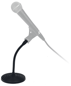 BASE CON TUBO FLEXIBLE PARA MICRÓFONO