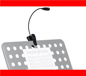 LÁMPARA ATRIL FLEXIBLE CLIP - 2 LED´s