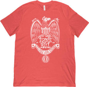 CAMISETA "STRINGS & THINGS" ROJA - XL