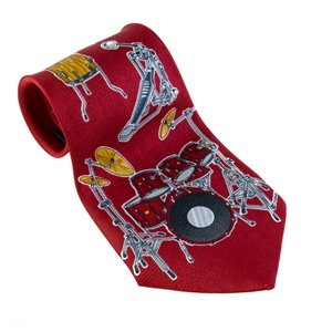 Corbata roja batería